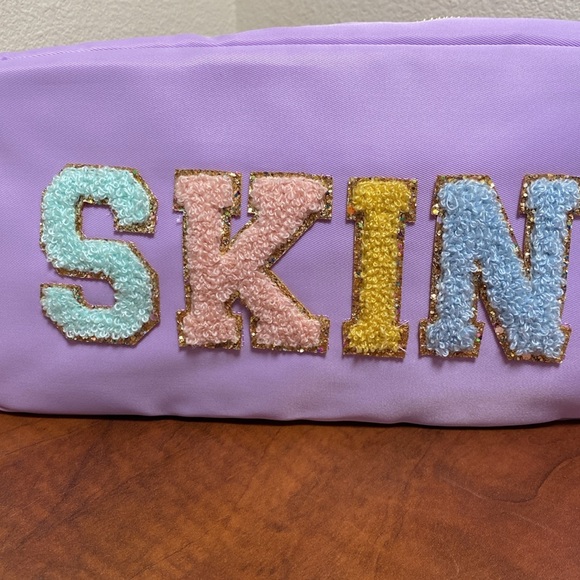 NEW Lavender purple SKIN Cora travel makeup cosmetic skincare bag - Picture 5 of 10